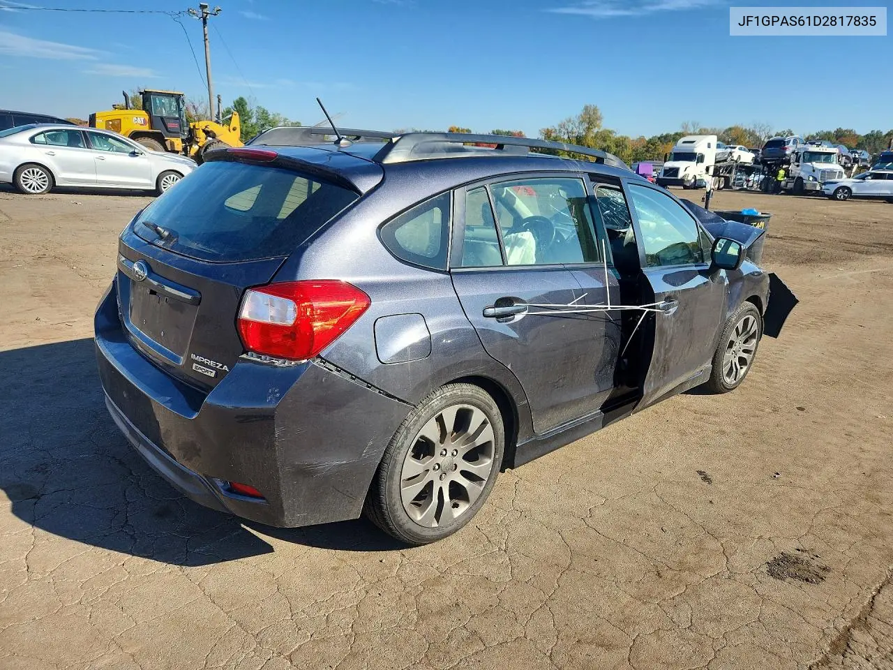 2013 SUBARU IMPREZA VIN JF1GPAS61D2817835 — фото 3