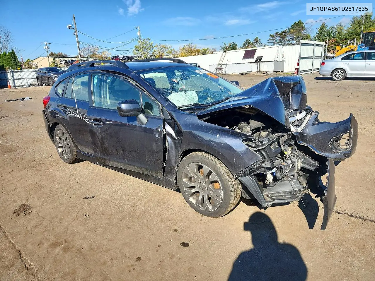 2013 SUBARU IMPREZA VIN JF1GPAS61D2817835 — фото 4
