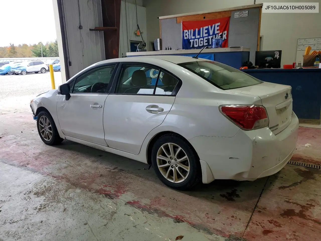 2013 SUBARU IMPREZA VIN JF1GJAC61DH005089 — фото 2
