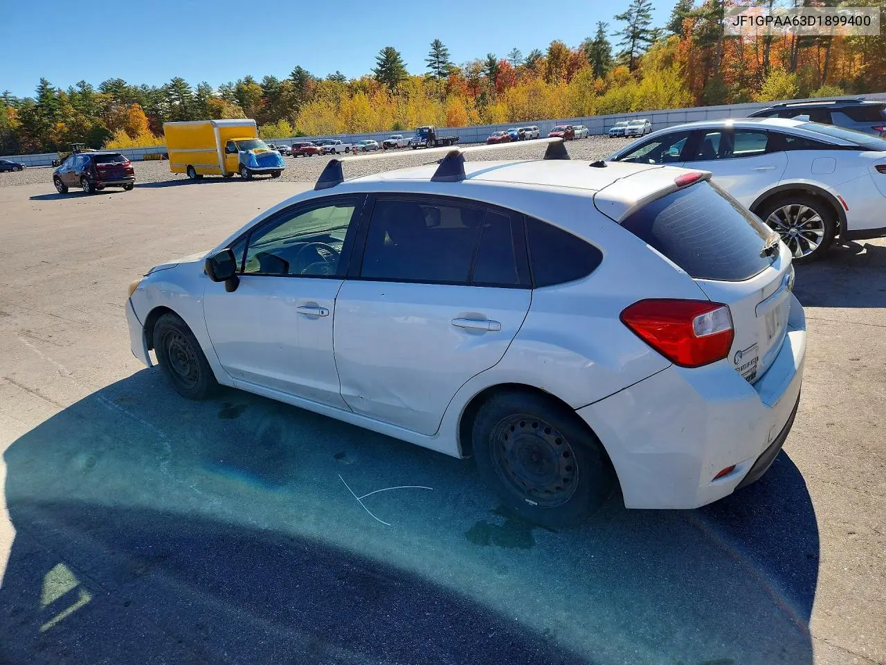 2013 SUBARU IMPREZA VIN JF1GPAA63D1899400 — фото 2