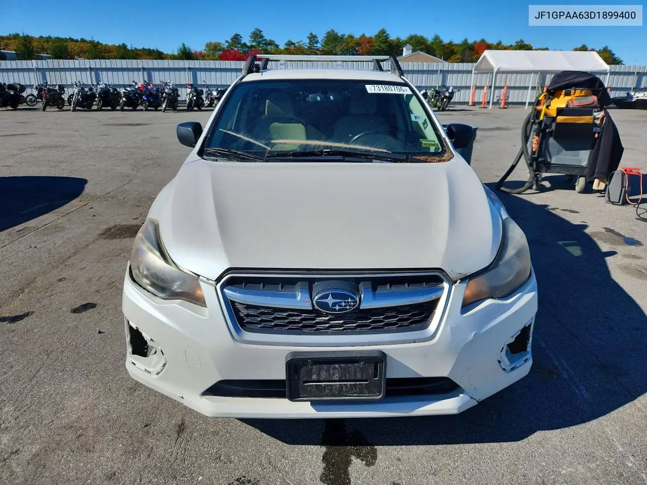 2013 SUBARU IMPREZA VIN JF1GPAA63D1899400 — фото 5
