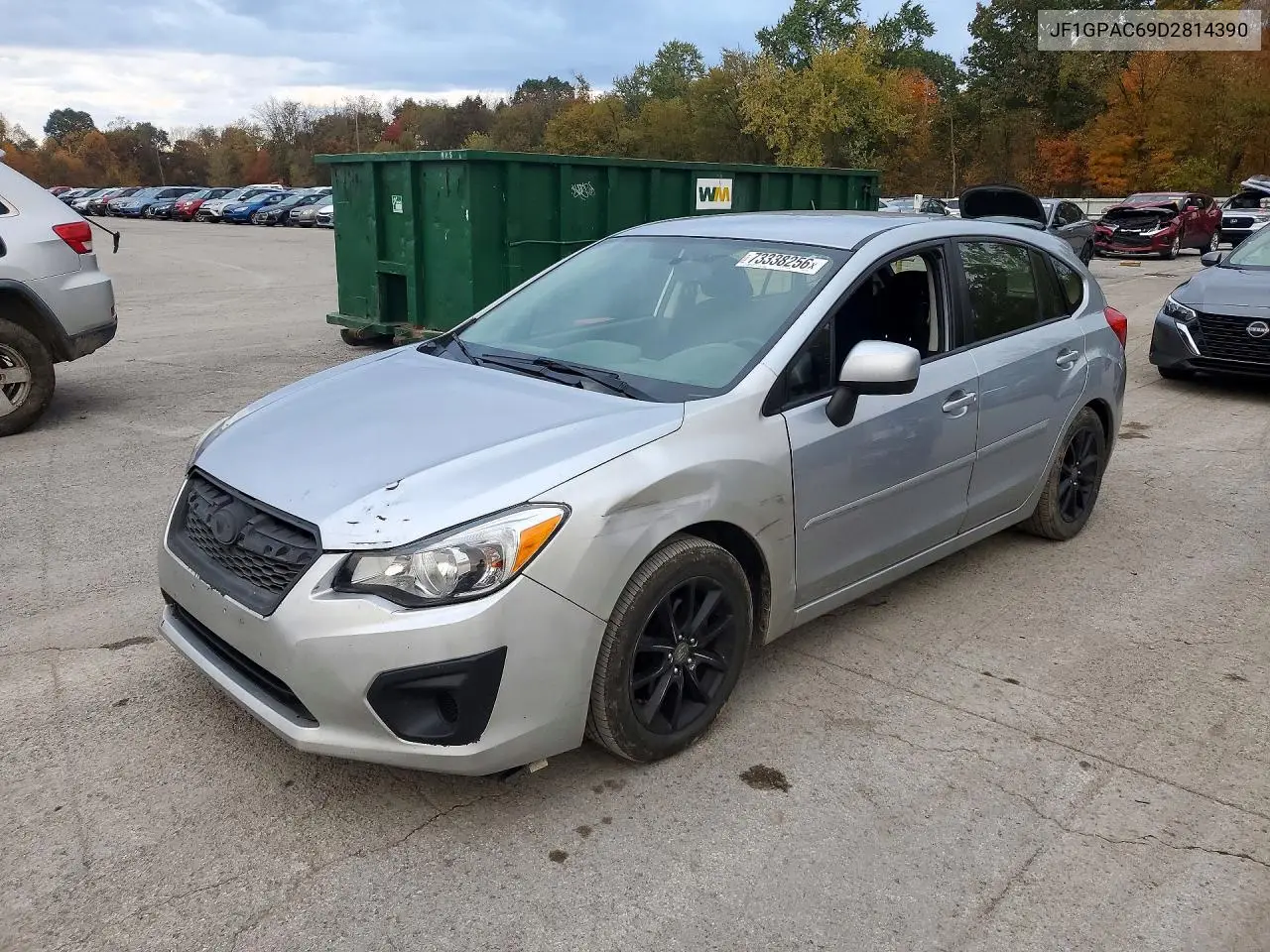 SUBARU IMPREZA 2013, VIN JF1GPAC69D2814390