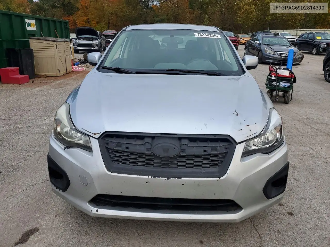 2013 SUBARU IMPREZA VIN JF1GPAC69D2814390 — фото 5