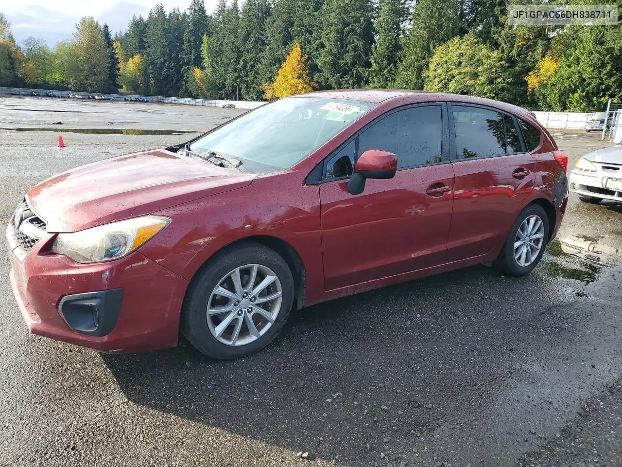 SUBARU IMPREZA 2013, VIN JF1GPAC66DH838711