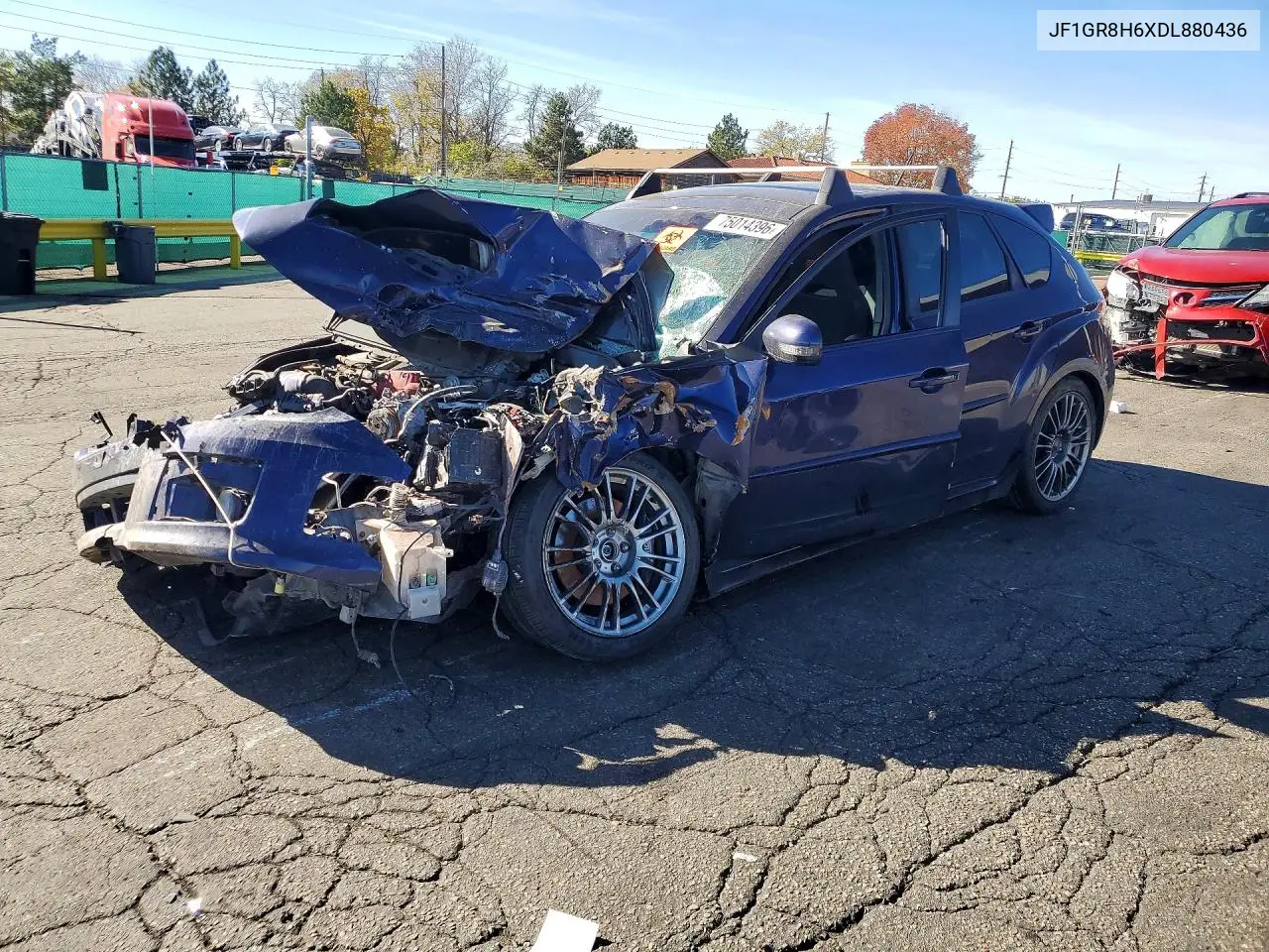 SUBARU IMPREZA 2013, VIN JF1GR8H6XDL880436