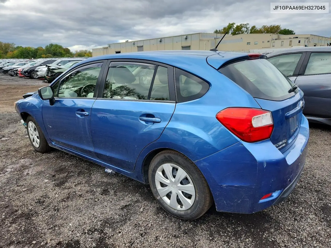 2014 SUBARU IMPREZA VIN JF1GPAA69EH327045 — фото 2