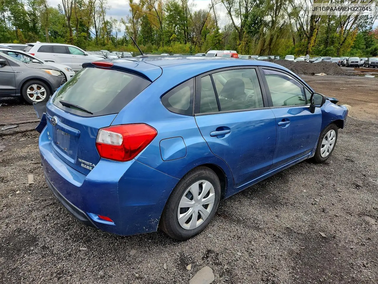 2014 SUBARU IMPREZA VIN JF1GPAA69EH327045 — фото 3