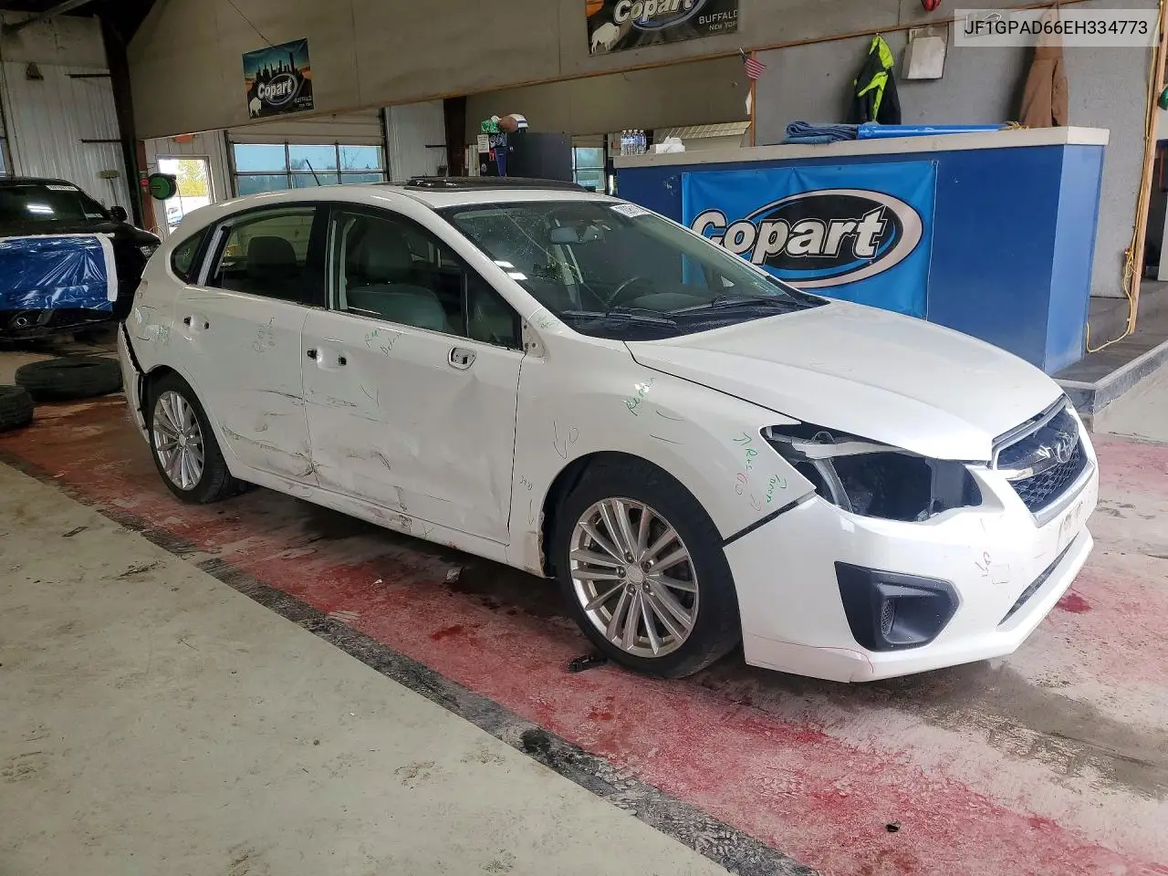 2014 SUBARU IMPREZA VIN JF1GPAD66EH334773 — фото 4