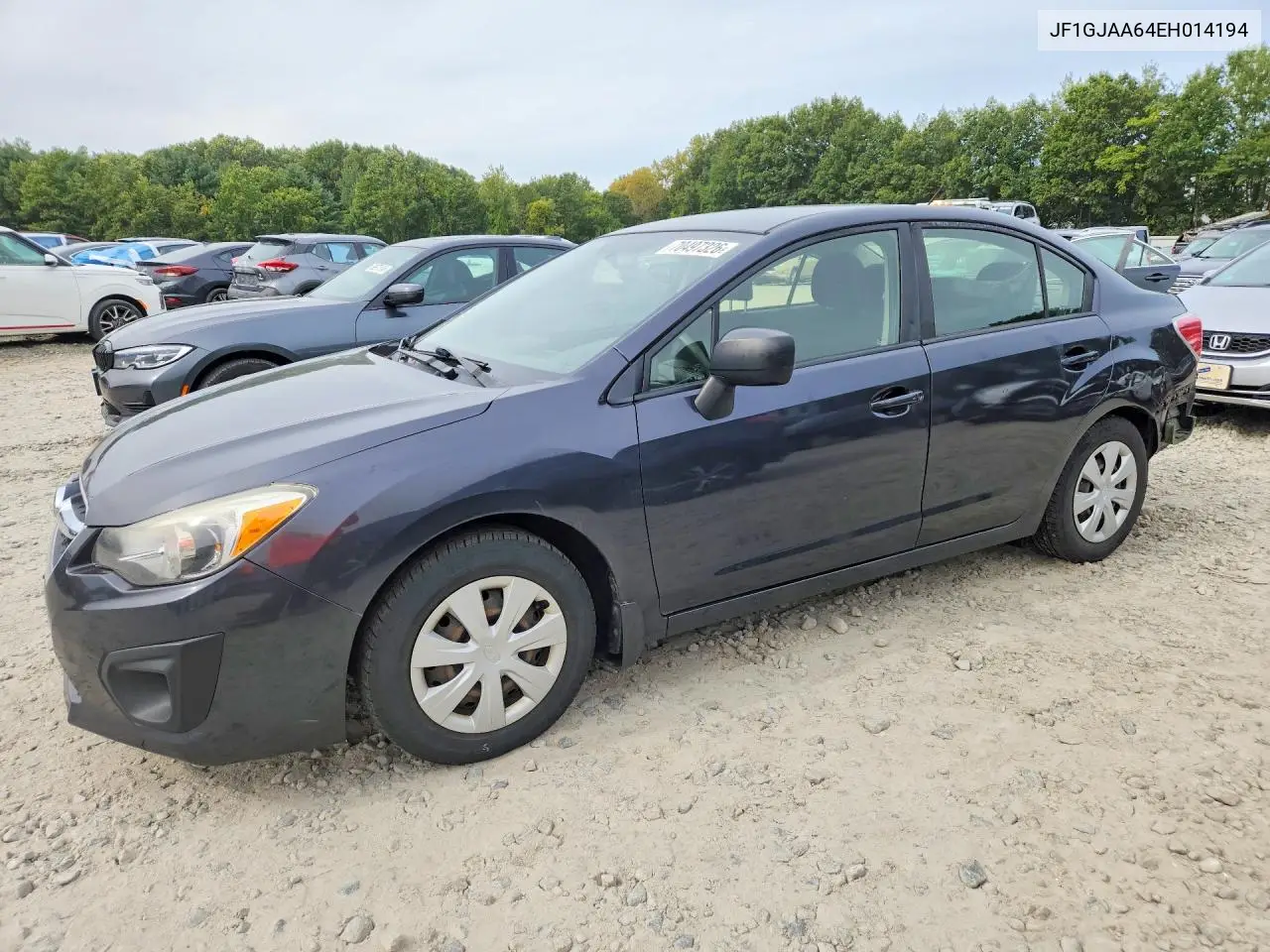 SUBARU IMPREZA 2014, VIN JF1GJAA64EH014194