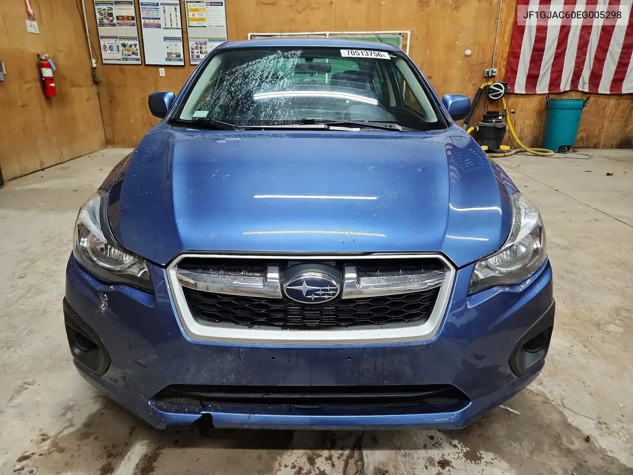 2014 SUBARU IMPREZA VIN JF1GJAC60EG005298 — фото 5