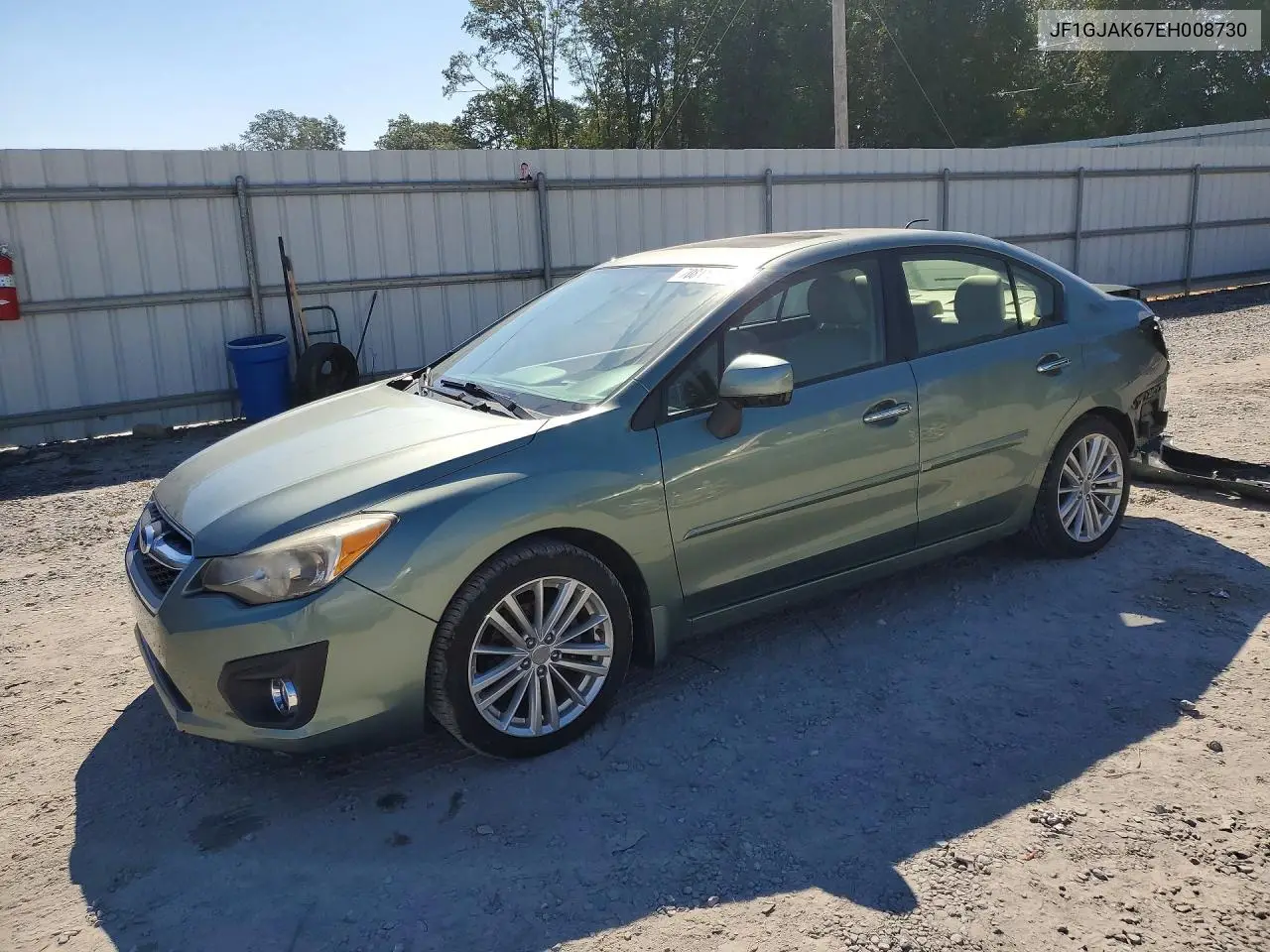 SUBARU IMPREZA 2014, VIN JF1GJAK67EH008730