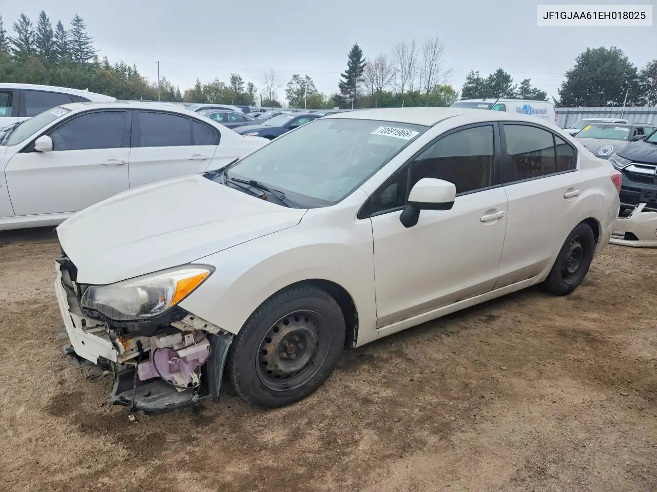 SUBARU IMPREZA 2014, VIN JF1GJAA61EH018025