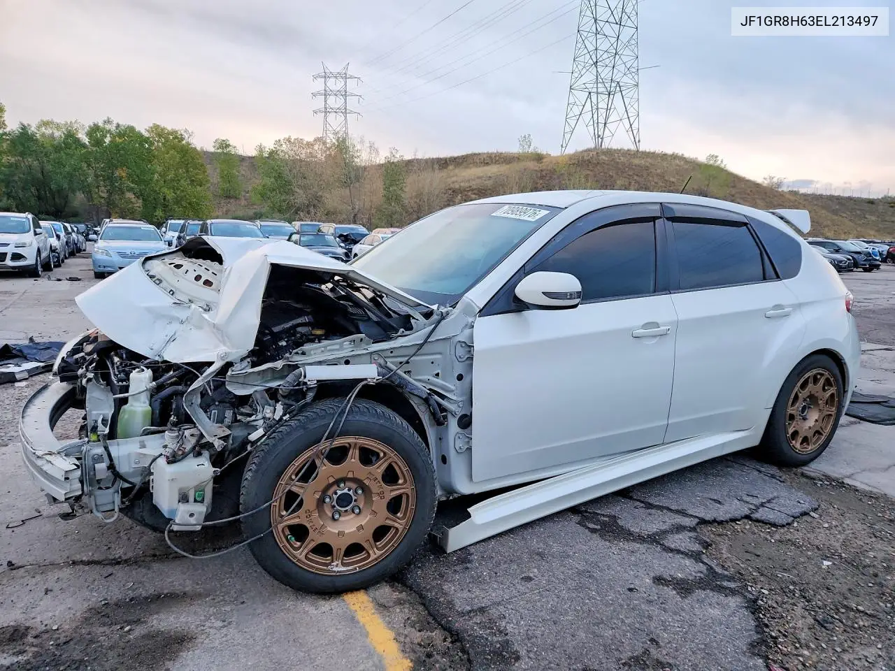 SUBARU IMPREZA 2014, VIN JF1GR8H63EL213497