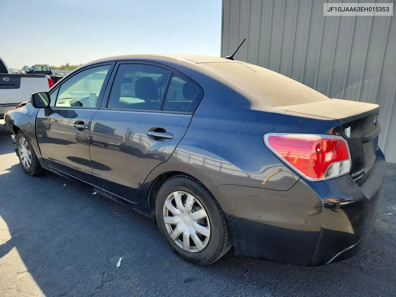 2014 SUBARU IMPREZA VIN JF1GJAA63EH015353 — фото 3