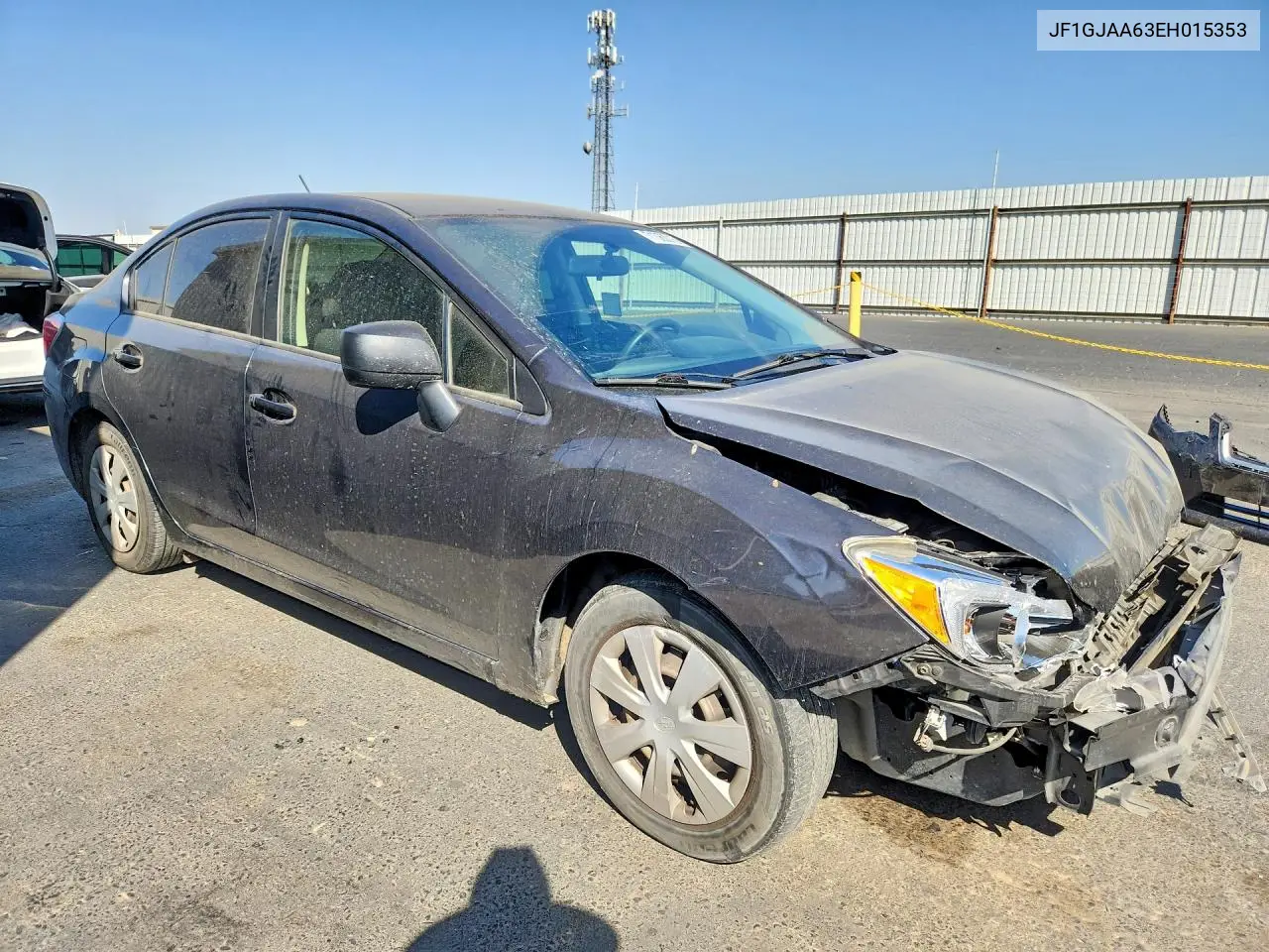 2014 SUBARU IMPREZA VIN JF1GJAA63EH015353 — фото 5