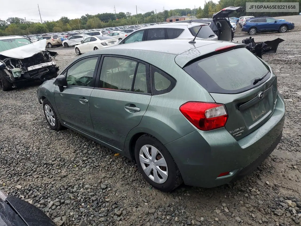 2014 SUBARU IMPREZA VIN JF1GPAA65E8221658 — фото 2