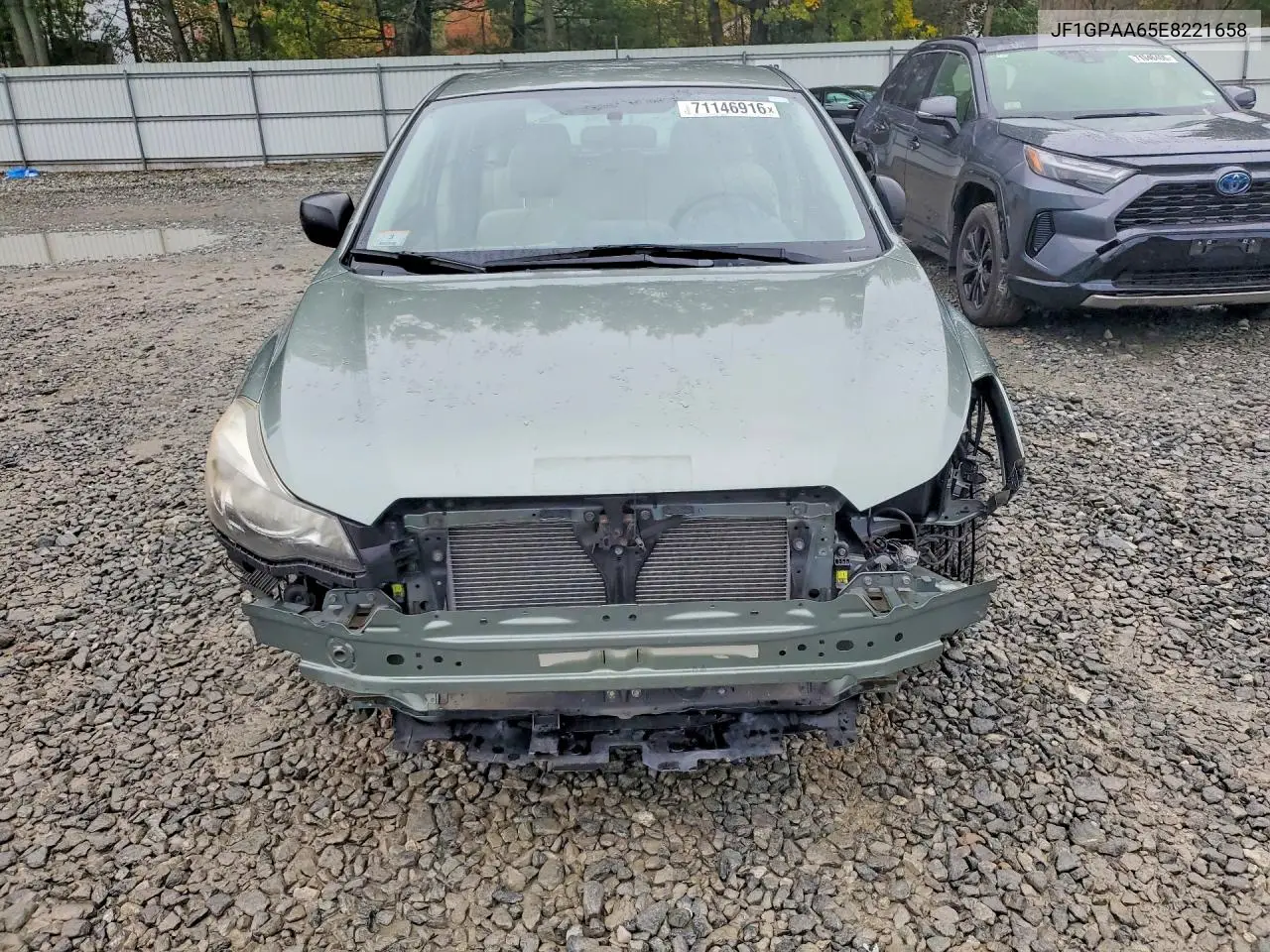 2014 SUBARU IMPREZA VIN JF1GPAA65E8221658 — фото 5