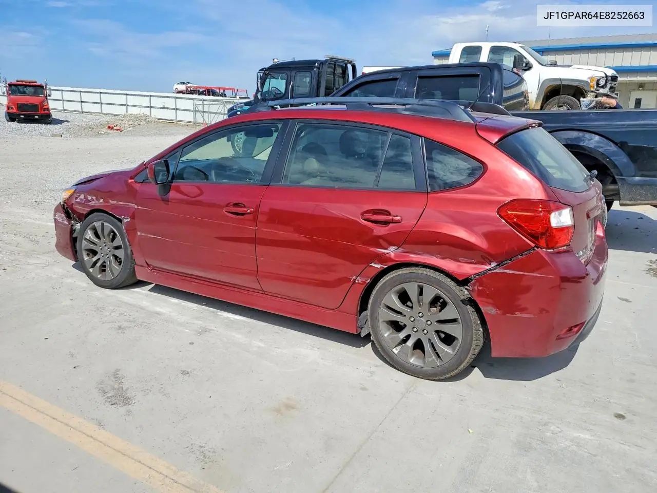 2014 SUBARU IMPREZA VIN JF1GPAR64E8252663 — фото 2