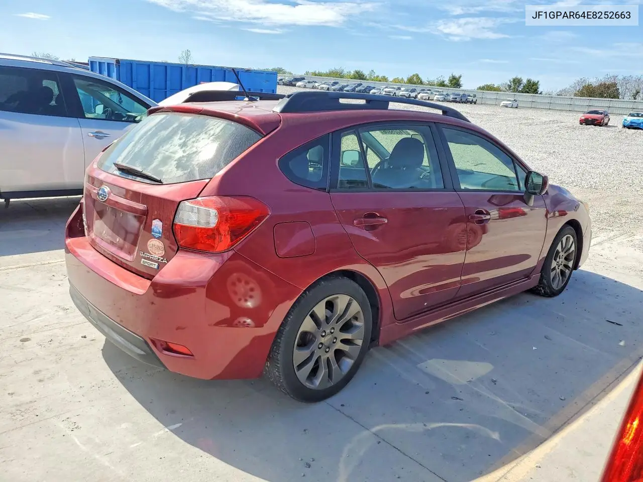 2014 SUBARU IMPREZA VIN JF1GPAR64E8252663 — фото 3