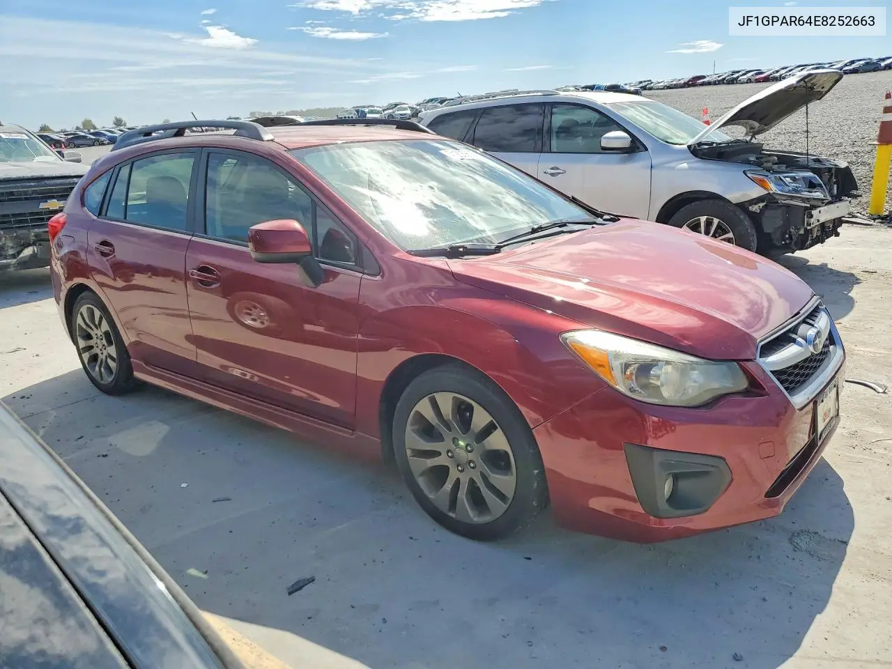2014 SUBARU IMPREZA VIN JF1GPAR64E8252663 — фото 4