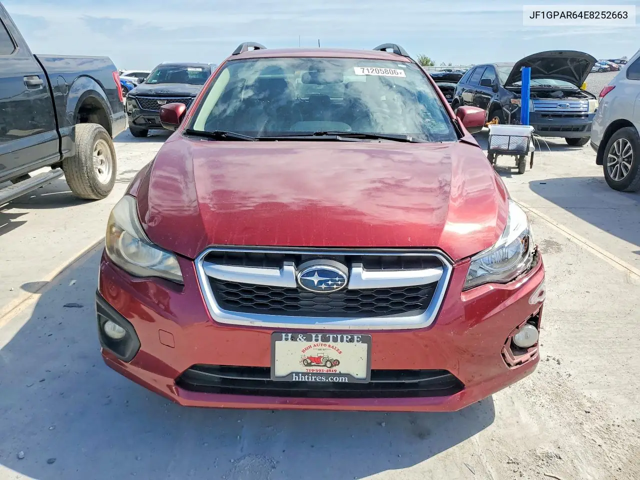 2014 SUBARU IMPREZA VIN JF1GPAR64E8252663 — фото 5