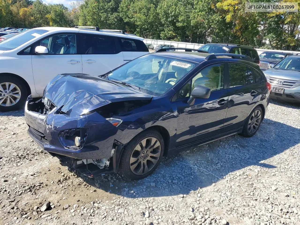 SUBARU IMPREZA 2014, VIN JF1GPAL61EG267099