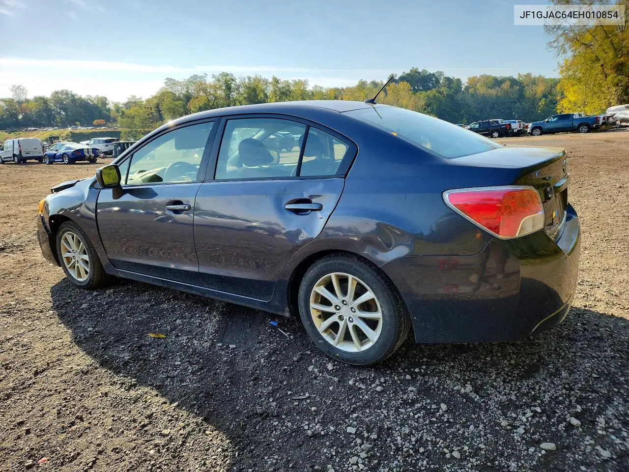 2014 SUBARU IMPREZA VIN JF1GJAC64EH010854 — фото 2