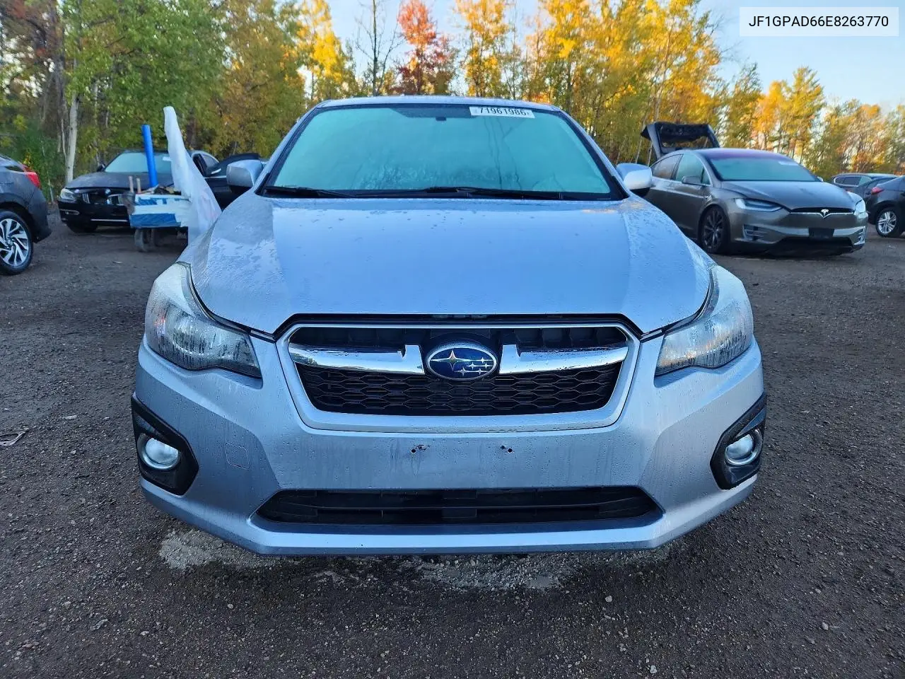 2014 SUBARU IMPREZA VIN JF1GPAD66E8263770 — фото 5