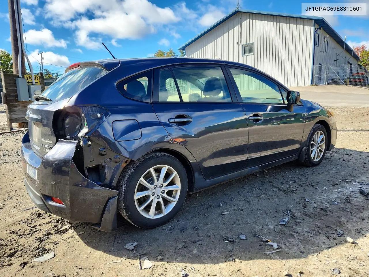 2014 SUBARU IMPREZA VIN JF1GPAC69E8310601 — фото 3