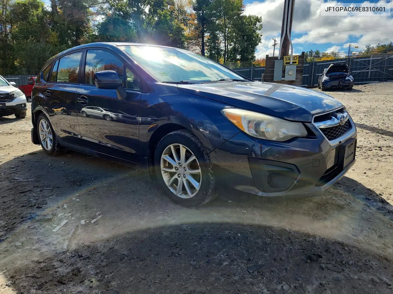 2014 SUBARU IMPREZA VIN JF1GPAC69E8310601 — фото 4
