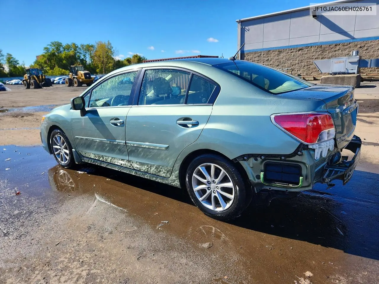 2014 SUBARU IMPREZA VIN JF1GJAC60EH026761 — фото 2