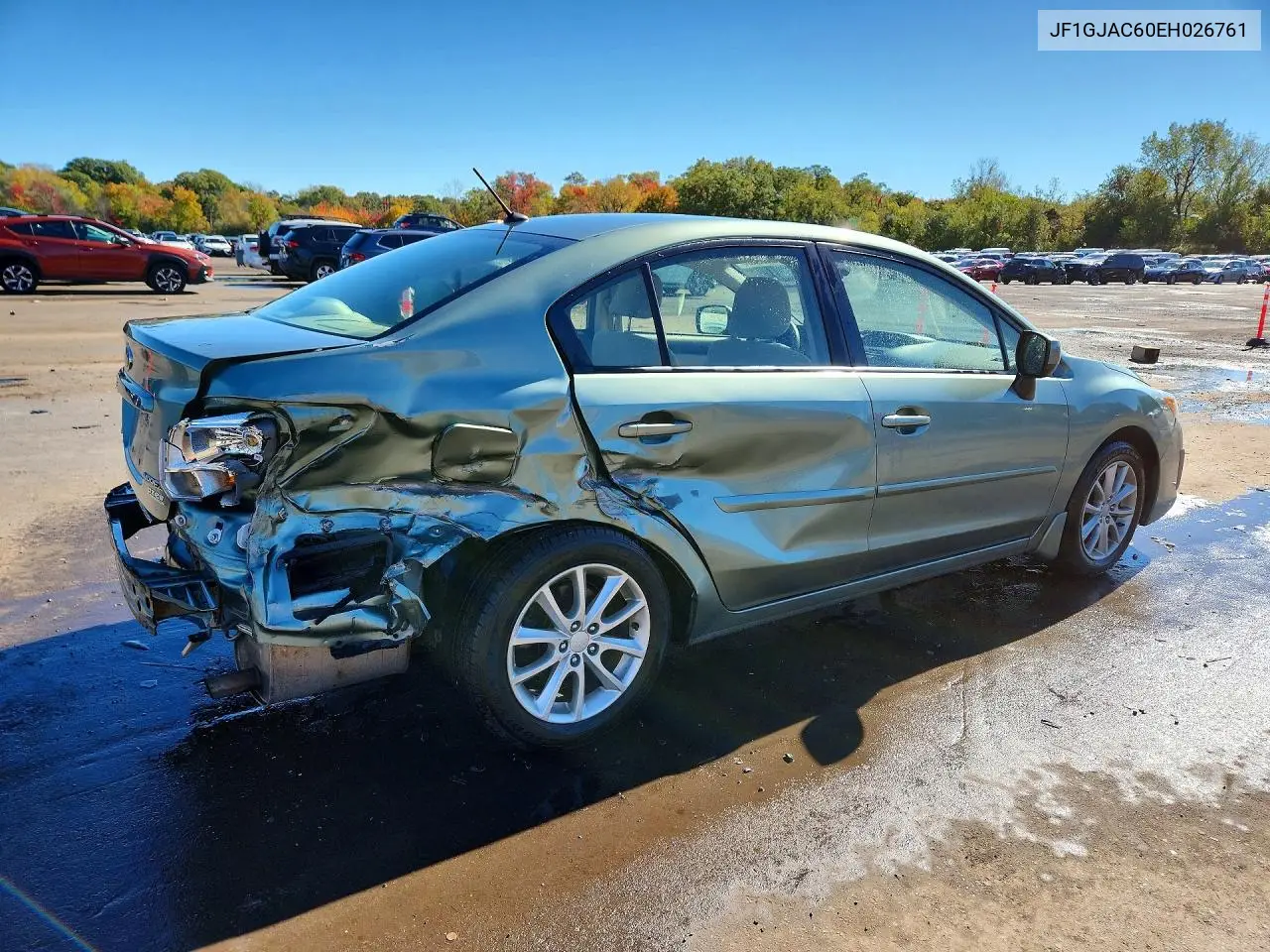 2014 SUBARU IMPREZA VIN JF1GJAC60EH026761 — фото 3