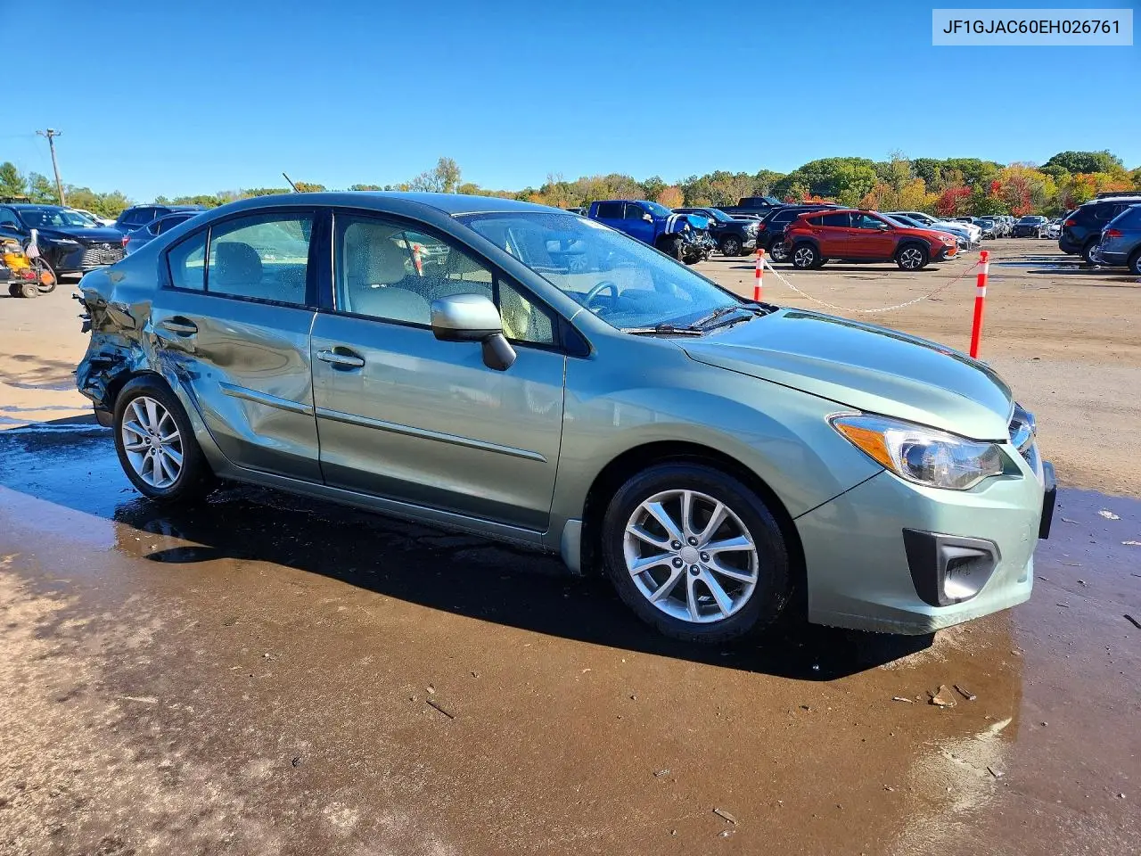2014 SUBARU IMPREZA VIN JF1GJAC60EH026761 — фото 4