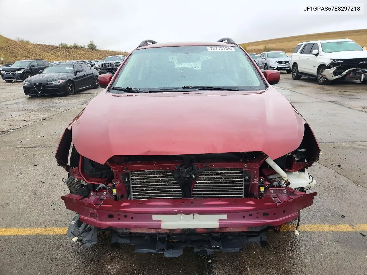 2014 SUBARU IMPREZA VIN JF1GPAS67E8297218 — фото 5
