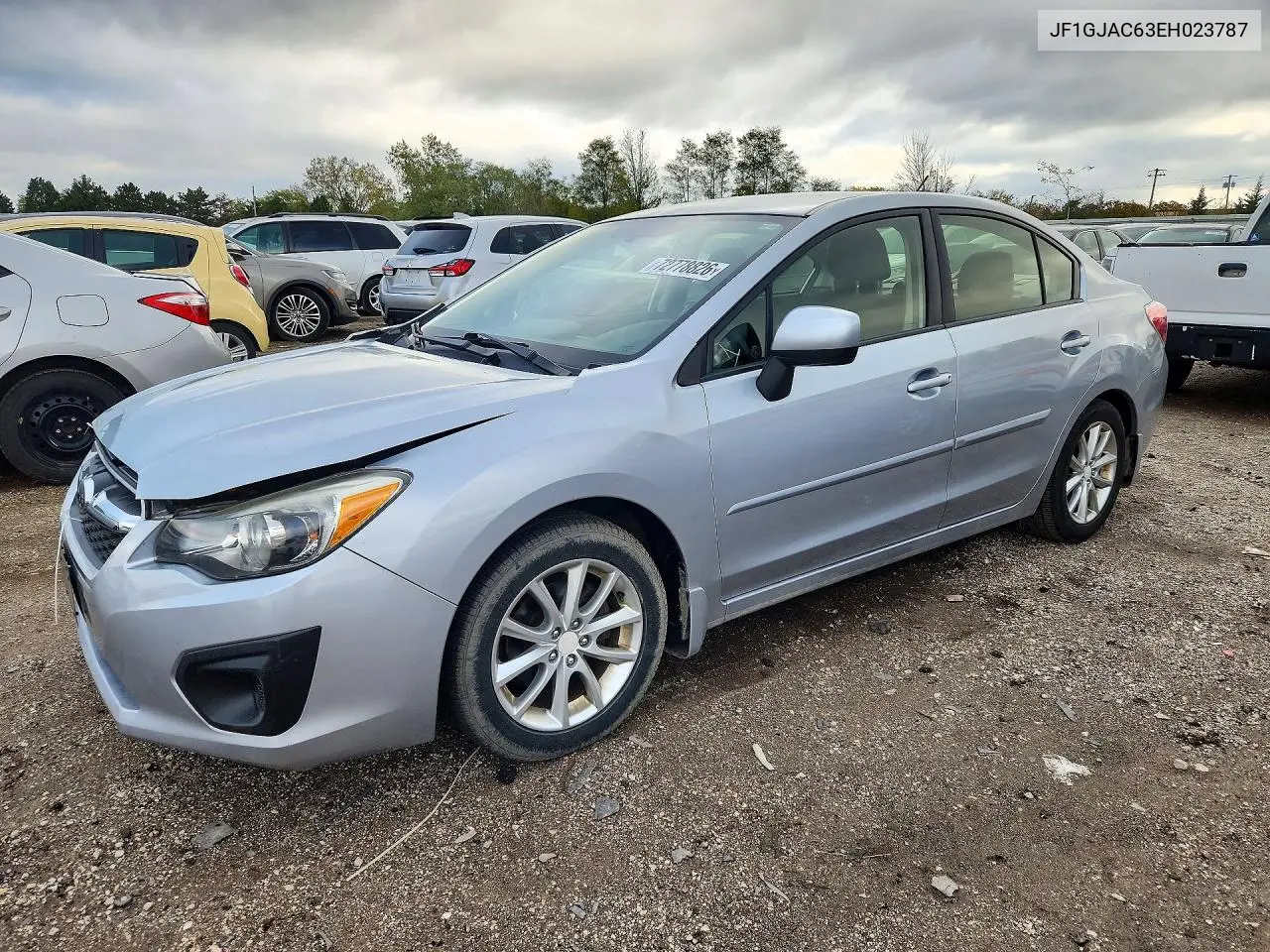SUBARU IMPREZA 2014, VIN JF1GJAC63EH023787