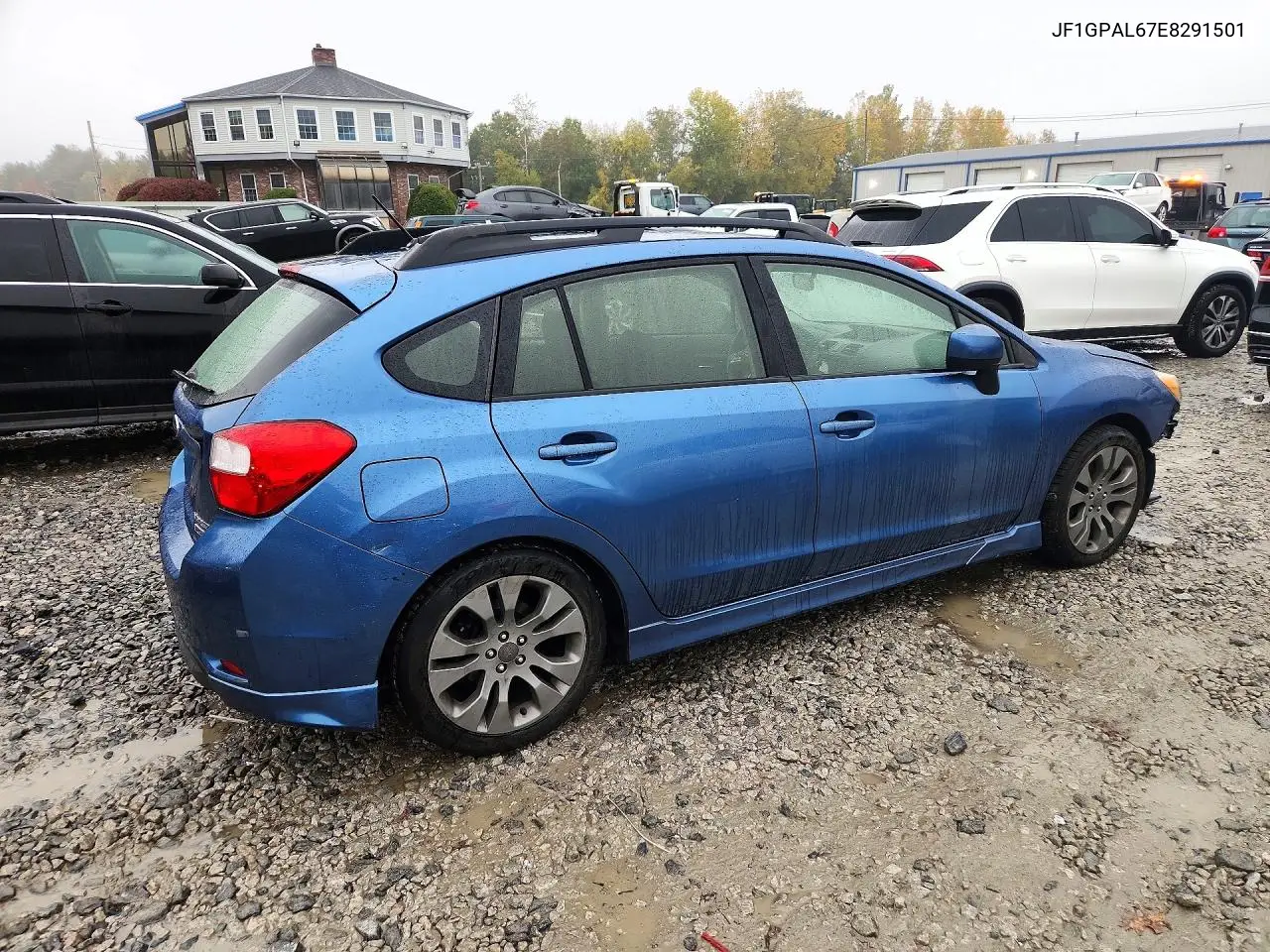 2014 SUBARU IMPREZA VIN JF1GPAL67E8291501 — фото 3