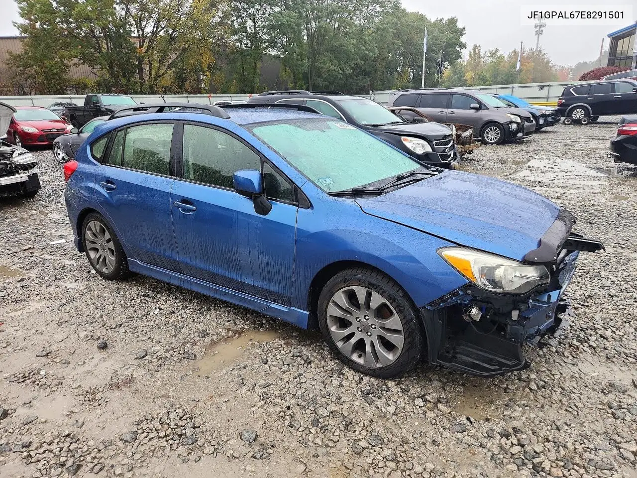 2014 SUBARU IMPREZA VIN JF1GPAL67E8291501 — фото 4