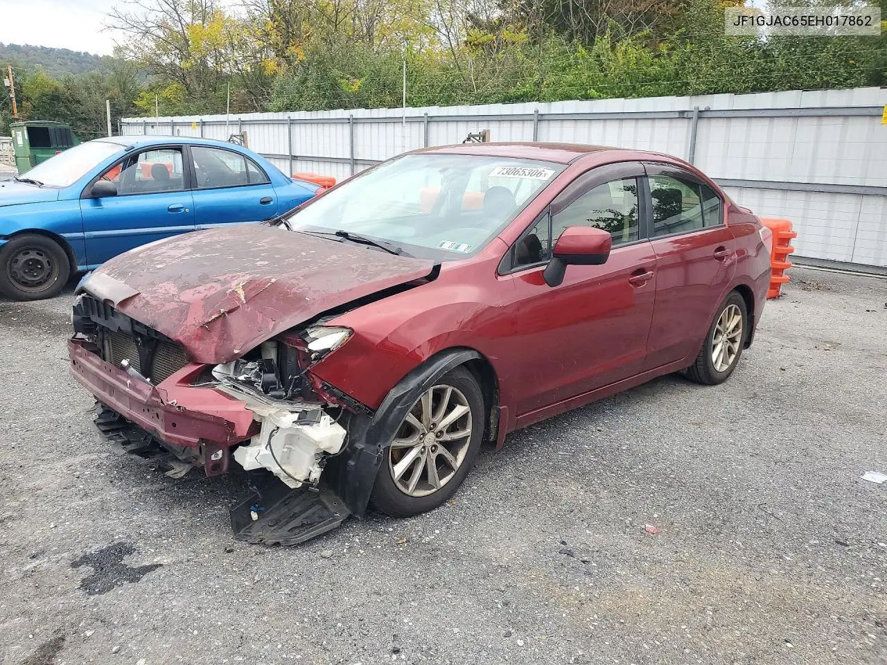 SUBARU IMPREZA 2014, VIN JF1GJAC65EH017862