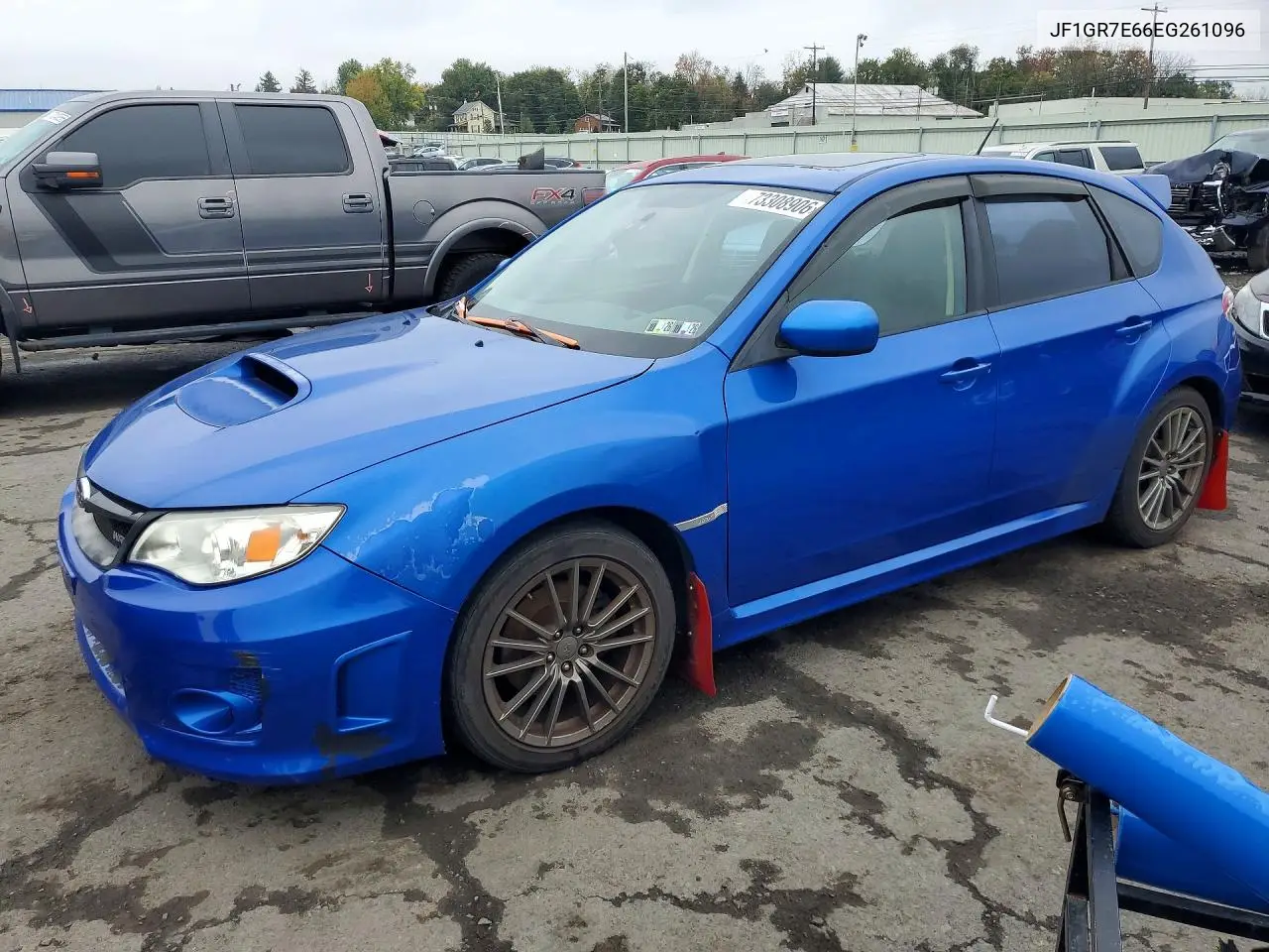 SUBARU IMPREZA 2014, VIN JF1GR7E66EG261096