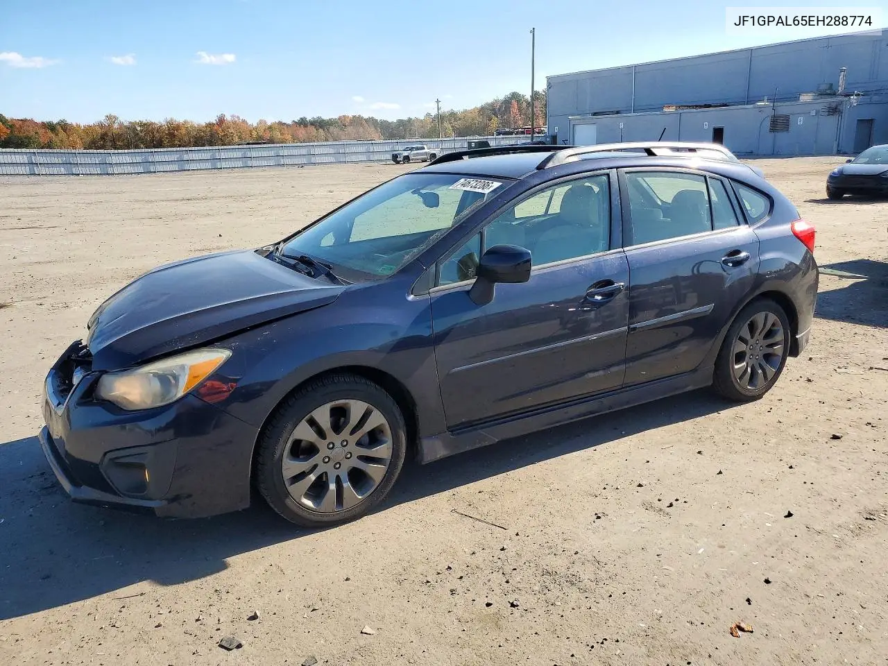 SUBARU IMPREZA 2014, VIN JF1GPAL65EH288774