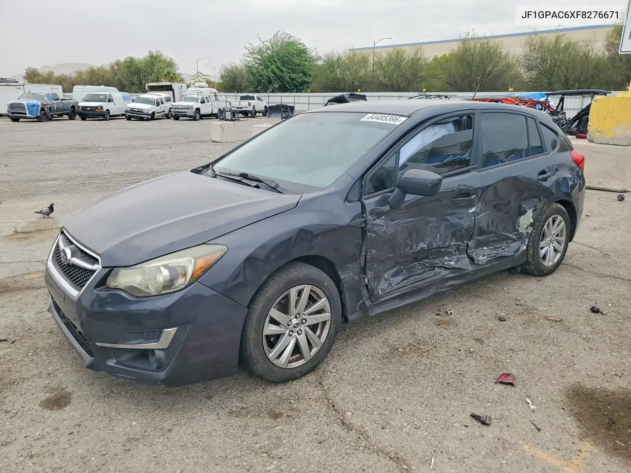 SUBARU IMPREZA 2015, VIN JF1GPAC6XF8276671