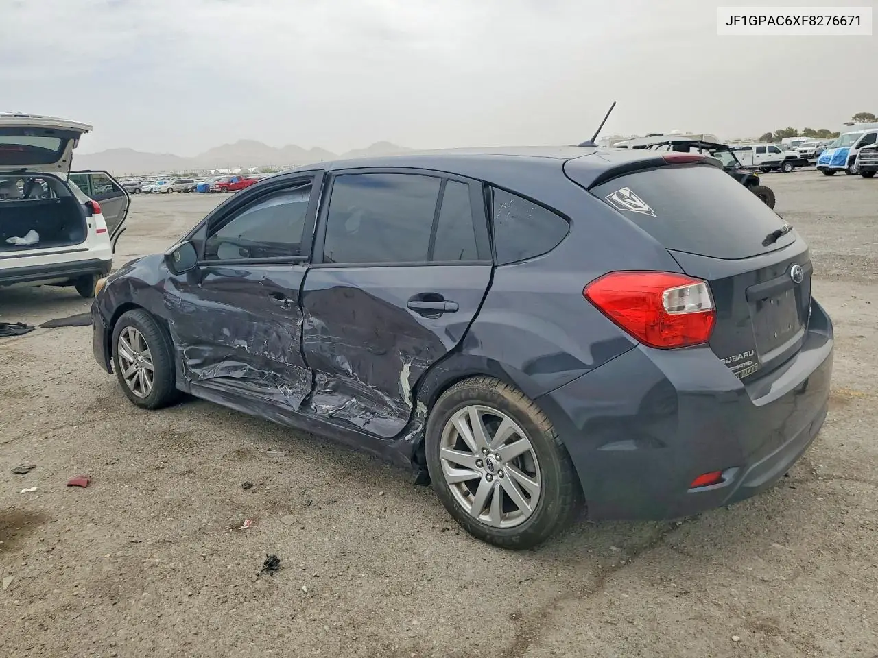 2015 SUBARU IMPREZA VIN JF1GPAC6XF8276671 — фото 2