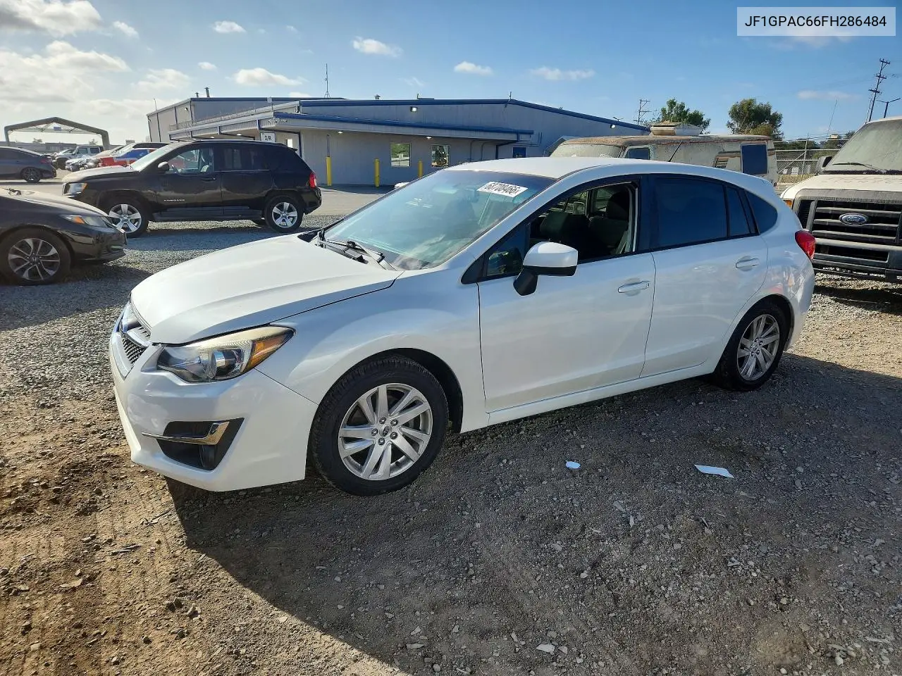 SUBARU IMPREZA 2015, VIN JF1GPAC66FH286484