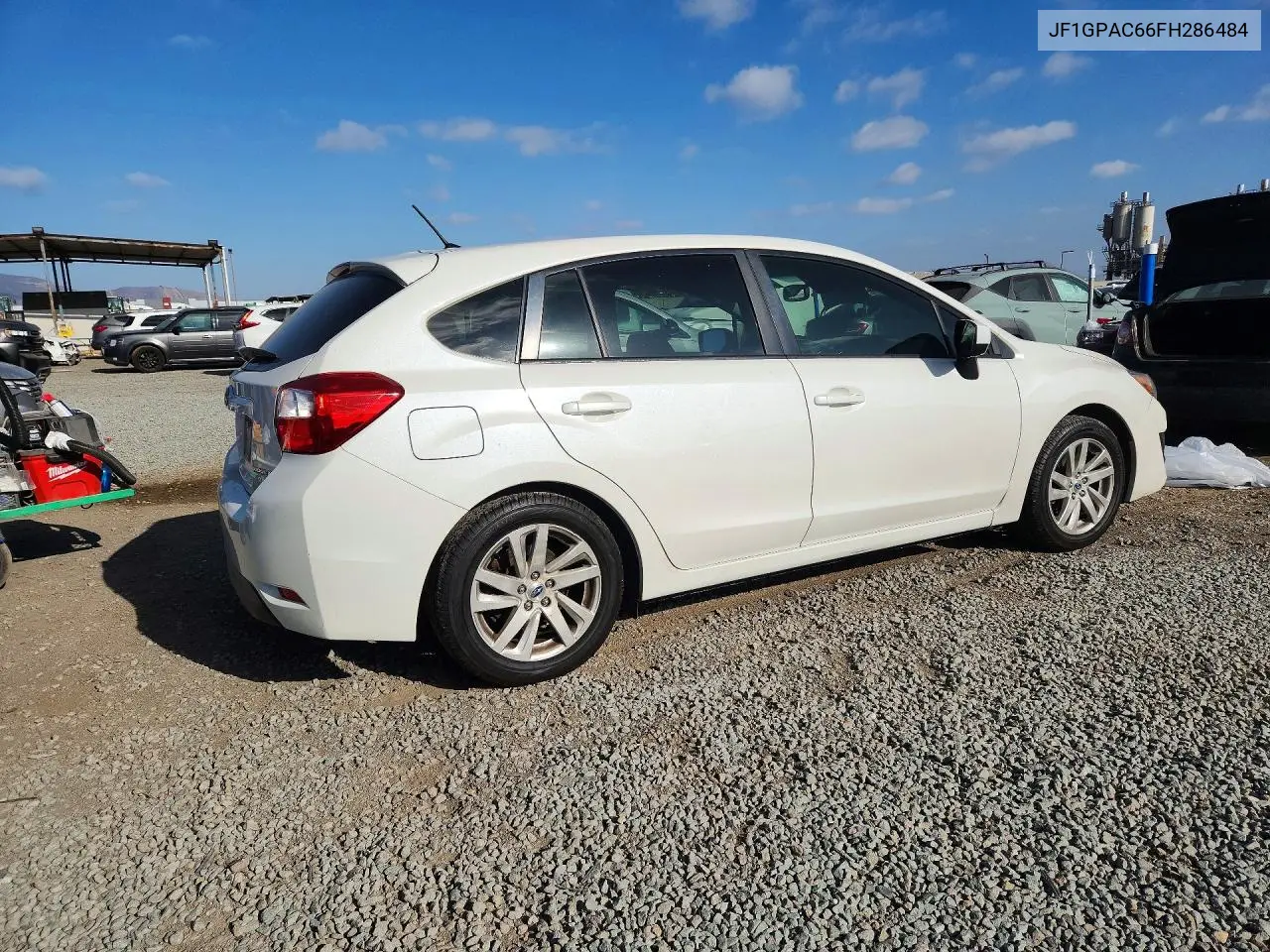 2015 SUBARU IMPREZA VIN JF1GPAC66FH286484 — фото 3