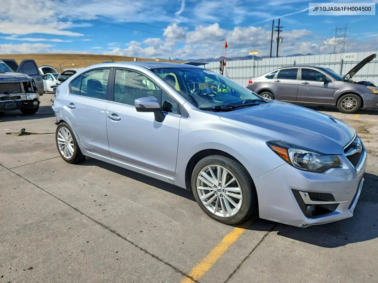 2015 SUBARU IMPREZA VIN JF1GJAS61FH004500 — фото 4