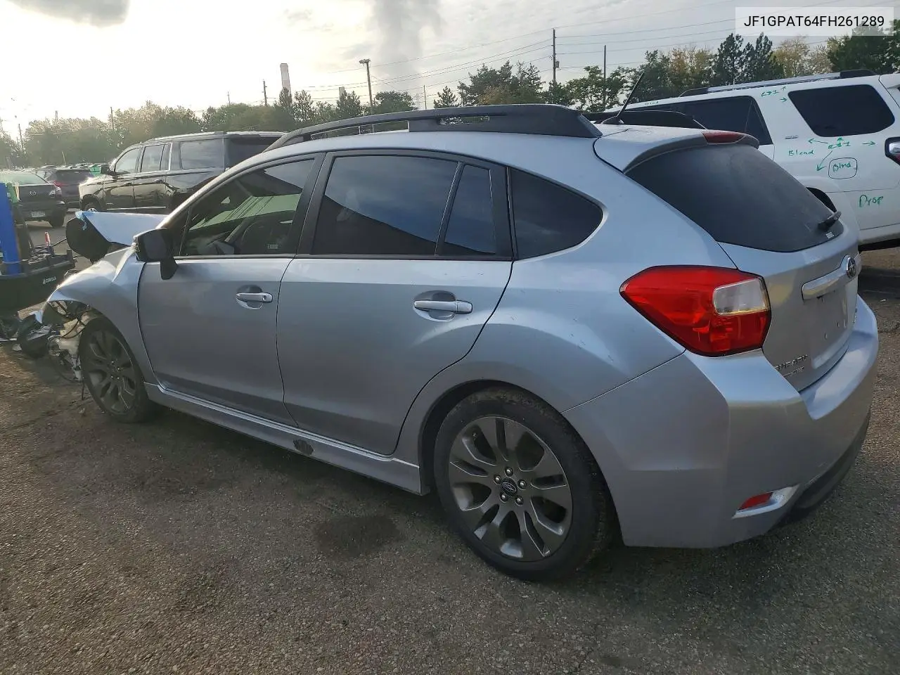 2015 SUBARU IMPREZA VIN JF1GPAT64FH261289 — фото 2