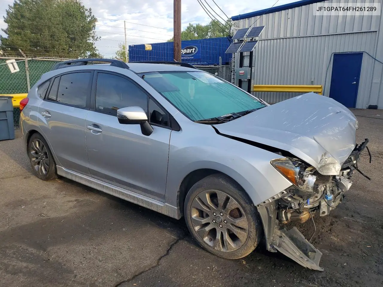 2015 SUBARU IMPREZA VIN JF1GPAT64FH261289 — фото 4
