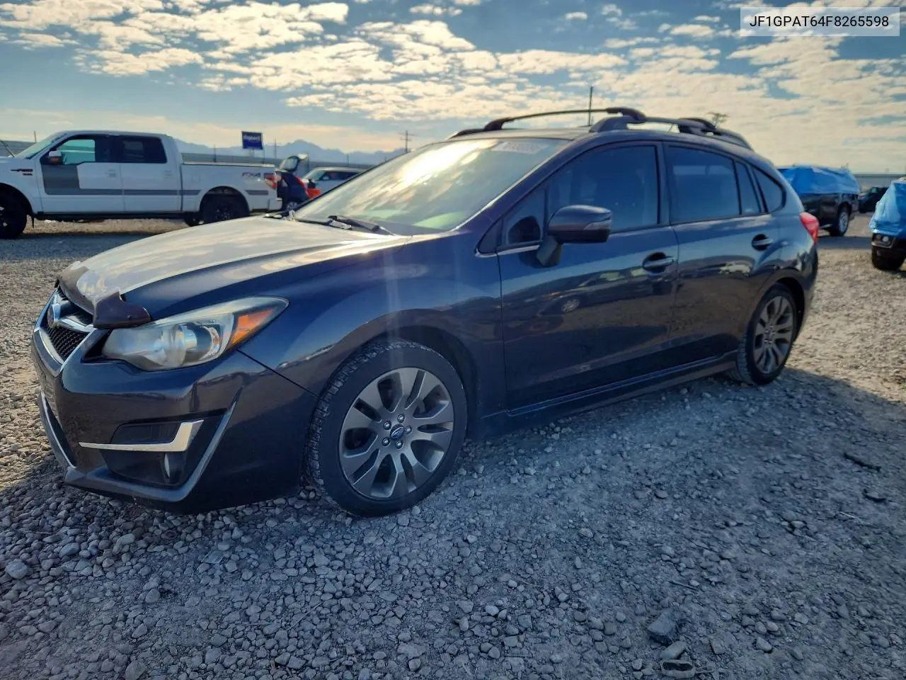 SUBARU IMPREZA 2015, VIN JF1GPAT64F8265598