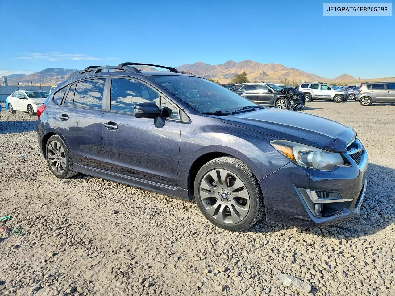 2015 SUBARU IMPREZA VIN JF1GPAT64F8265598 — фото 4