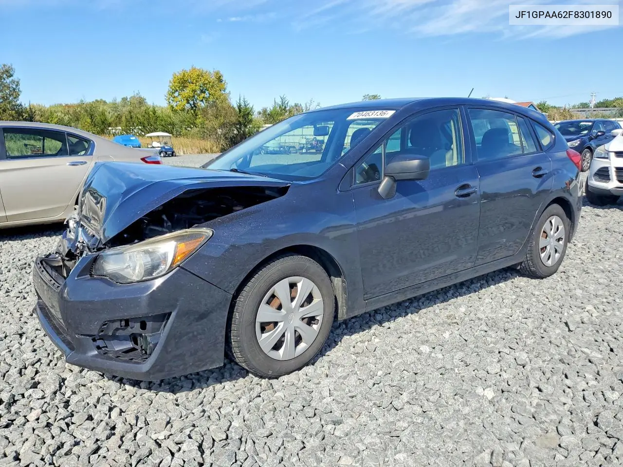 SUBARU IMPREZA 2015, VIN JF1GPAA62F8301890